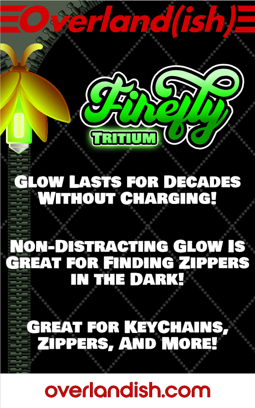Firefly Tritium Zipper Pull